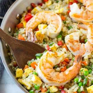 Healthy Cauliflower Fried Rice with Vegetables Recipe (Keto-Friendly)