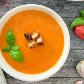 Roasted Red Pepper and Tomato Soup