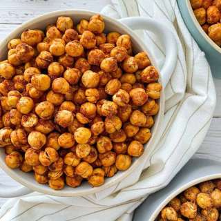 Oil Free Air Fryer Chickpeas [Five Flavours!]