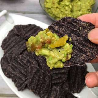 Homemade Black Bean Chips