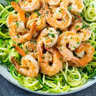 Keto Shrimp Scampi Zoodles Recipe
