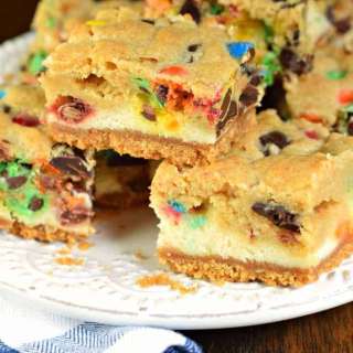 M&M Cheesecake Bars Recipe