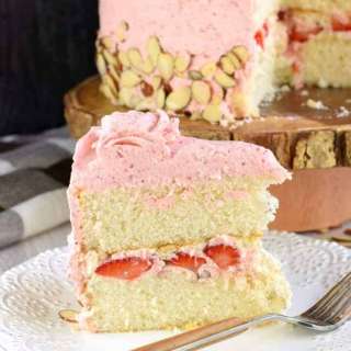 Strawberry Almond Cake