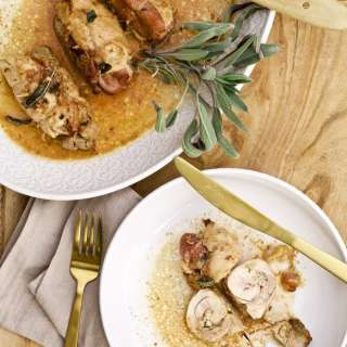 Pan Fried Stuffed Chicken Thighs (Involtini di Pollo)