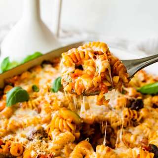 Cheesy Baked Rotini Pasta Recipe