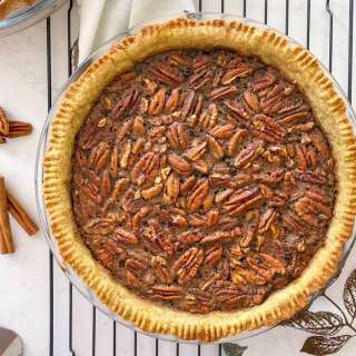 Healthier Vegan Pecan Pie [No Corn Syrup]