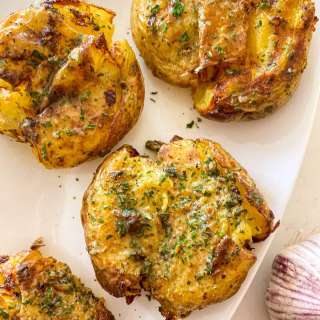 Air Fryer Smashed Potatoes