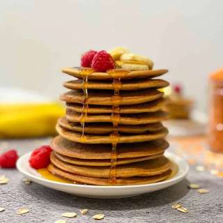 Banana Lentil Pancakes [Oil Free]