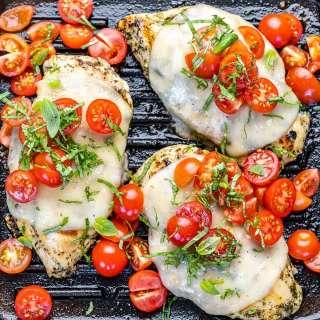 Grilled Chicken Margherita