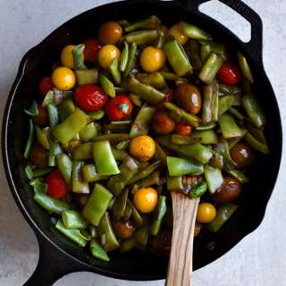 Flat Green Beans Recipe