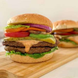Grillable Seitan Burger