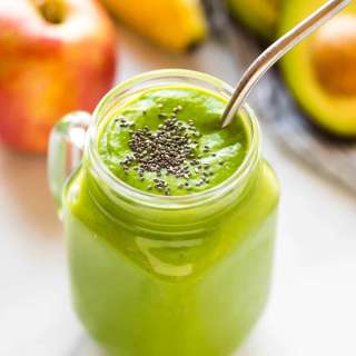 Cleansing Apple Avocado Smoothie