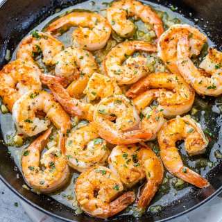 Easy and Healthy Shrimp Scampi