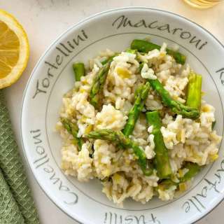 Asparagus Lemon Risotto [Instant Pot or Stove Top]