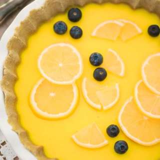 Healthier Vegan Lemon Pie [Oil Free]