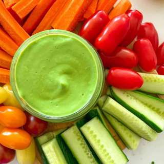 Avocado Green Goddess Dressing [Oil Free]