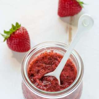 3 Ingredient Strawberry Chia Jam