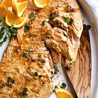 Easy Baked Honey Orange Sesame Salmon
