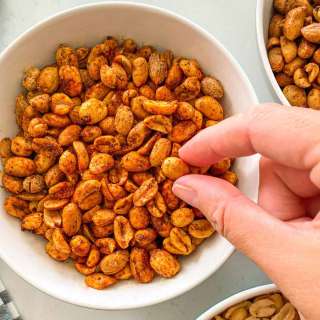 Air Fryer Peanuts in Three Flavours! [No Oil Needed]