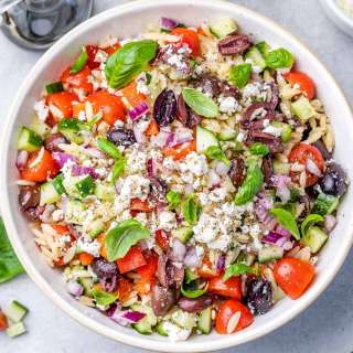 Greek Orzo Pasta Salad