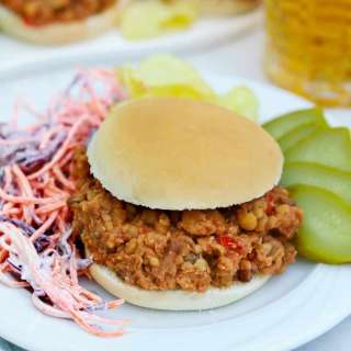 Instant Pot Lentil Sloppy Joes (with stove top instructions)
