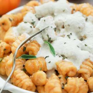 Vegan Pumpkin Gnocchi made from scratch!