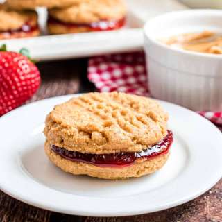 Peanut Butter and Jelly Sandwich Cookies