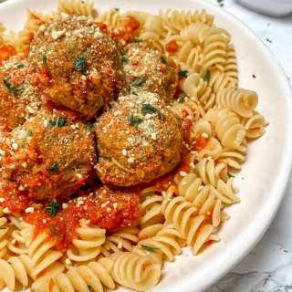 Vegan Lentil Meatballs [Oil Free+GF]