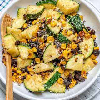 Parmesan Zucchini Corn Salad