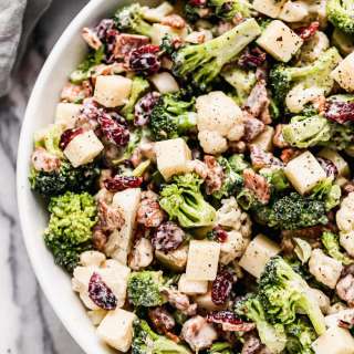 Broccoli Cauliflower Salad