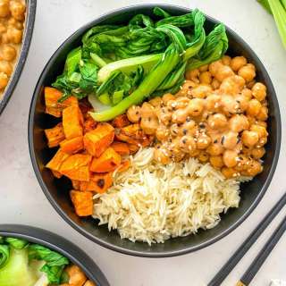 Chickpea Asian Buddha Bowl