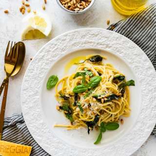 Garlic Spinach Pasta Recipe