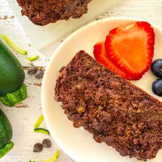 Vegan Chocolate Zucchini Bread [No Oil or Sugar]