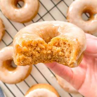 Baked Vegan Glazed Donuts