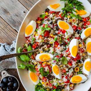 Easy Italian Rice Salad Recipe (Insalata Di Riso)