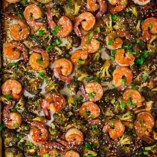 Sheet Pan Shrimp and Broccoli
