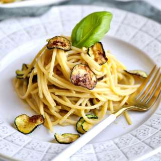 Spaghetti alla Nerano Recipe (Fried Zucchini Pasta)