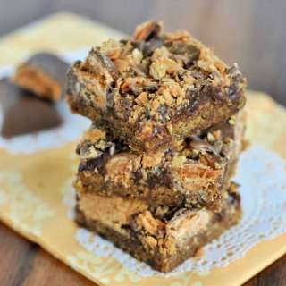 Butterfinger Fudge Cookie Bars