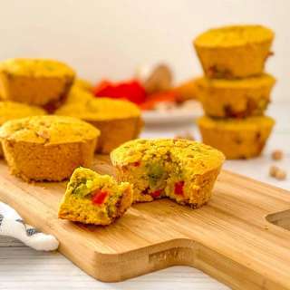 Vegan Frittata Muffins [Vegan Savoury Muffins]