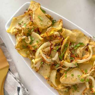 Air Fryer Potatoes and Onions