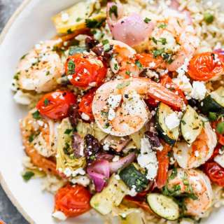 Sheet Pan Mediterranean Shrimp