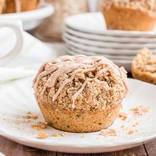 Cinnamon Streusel Zucchini Muffins