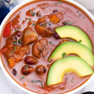 Instant Pot Bean Soup [Vegan Chili]