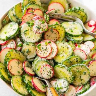 Creamy Cucumber Salad