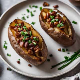 Air Fryer Baked Potato [No Oil]