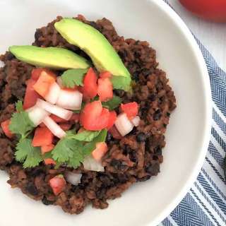 Instant Pot Rice and Beans [Oil Free]