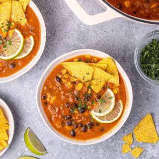 Creamy Beef Enchilada Soup
