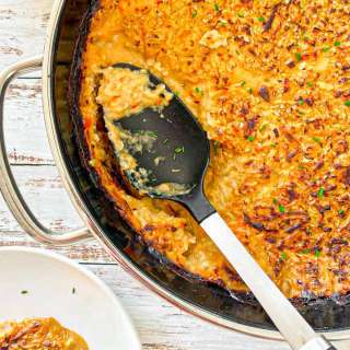 Vegan Hash Brown Casserole [Oil Free]