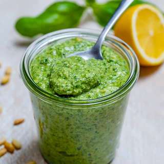 Homemade Pesto Sauce Recipe