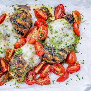 Balsamic and Pesto Grilled Chicken